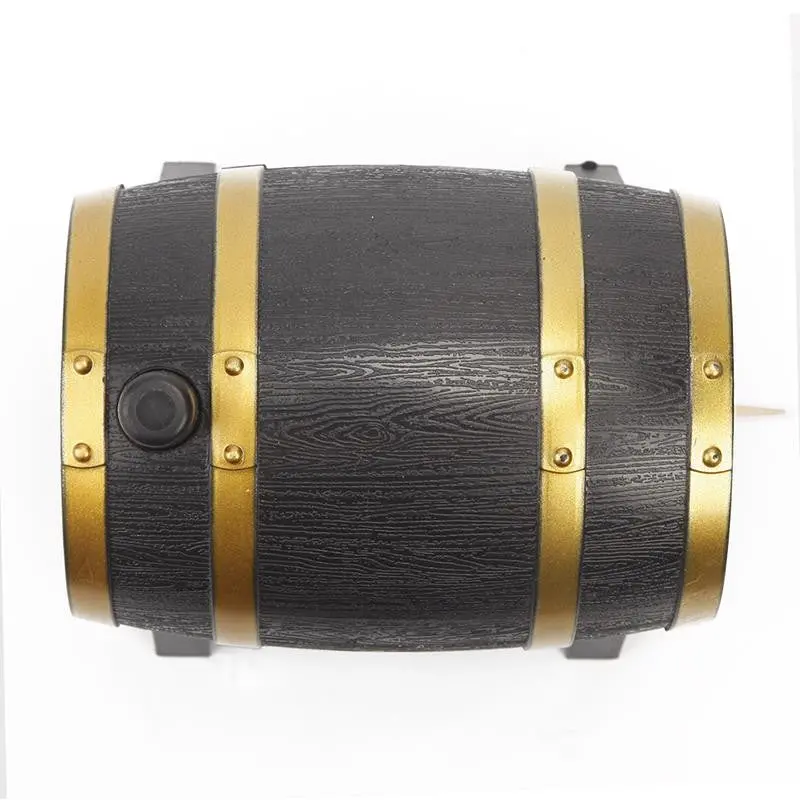 Wine Barrel Style Plastic Automatic Toothpick Box Toothpick Container Toothpick Dispenser 71174 1