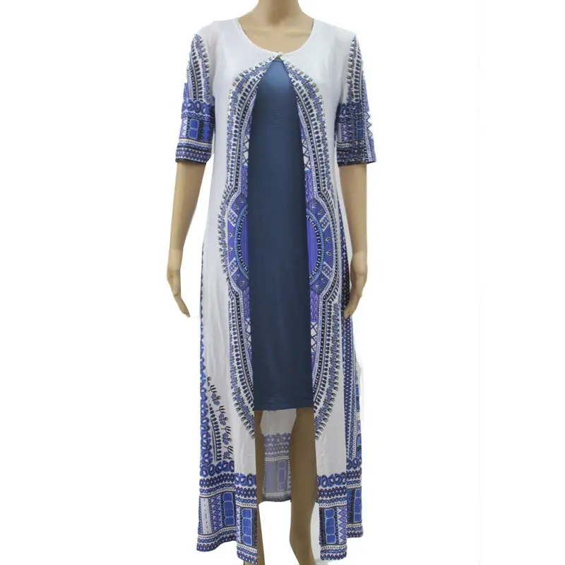 Woman Dress Women Loose Beach Dresses Casual Vestidos Elastic Cloak Traditional African Print Party Vestido 4