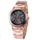 Womans Watches Luxury Faux Leather Analog Quartz Wrist Watches Geneva Ladies Watch Saat Feida 2