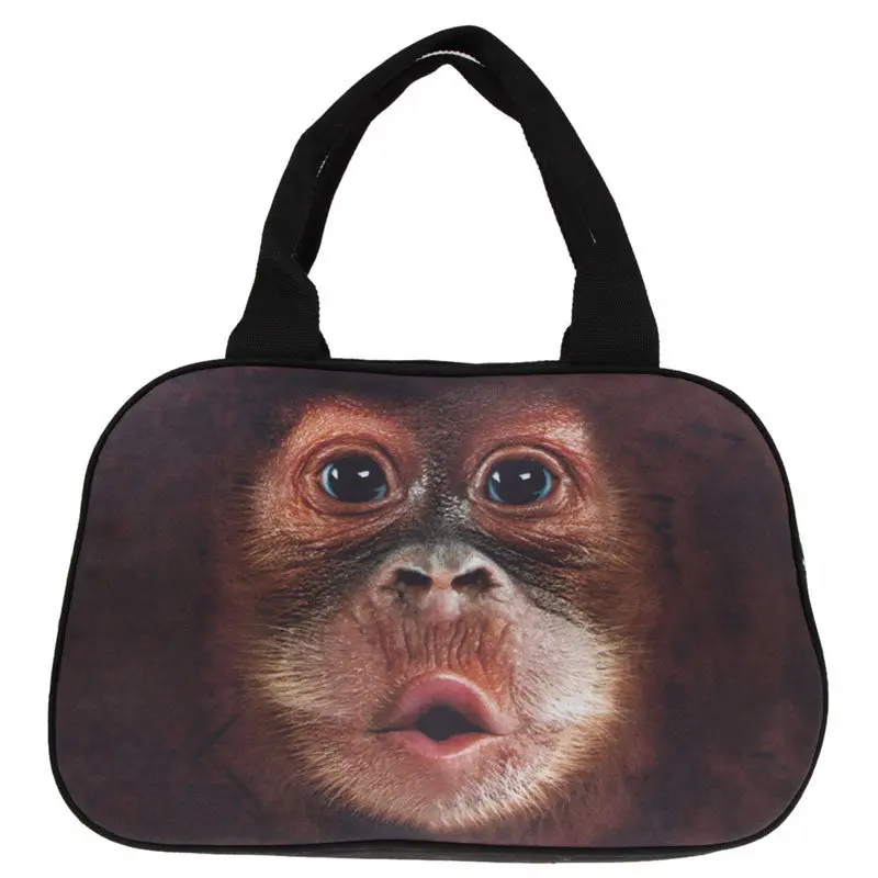 Women 3D Animal Totes Casual Rivet Shoulder Bags Large Capcity Shopping Bags 2