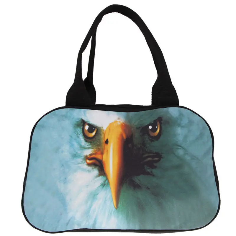 Women 3D Animal Totes Casual Rivet Shoulder Bags Large Capcity Shopping Bags 3