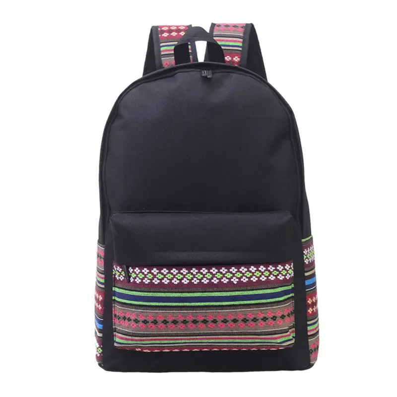 Women Backpack Canvas Backpacks For Teenage Girls Mochila Mulheres Bag Striped Printing Travel Backpack School Bags 1