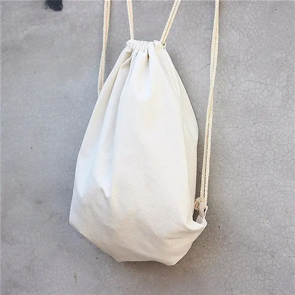 Women Backpack Canvas Printing Drawstring Backpack For Girl Students School Backpacks 1