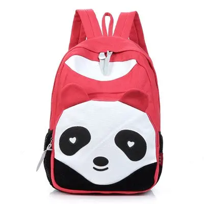 Women Backpack Canvas School Bag Panda Design Printing School Backpacks Women Mochila 5