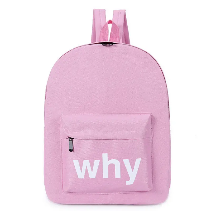 Women Backpack Double-Shoulder Letter Printing Canvas Backpack Backpacks For Girls Bag Mochila Mujeres 3