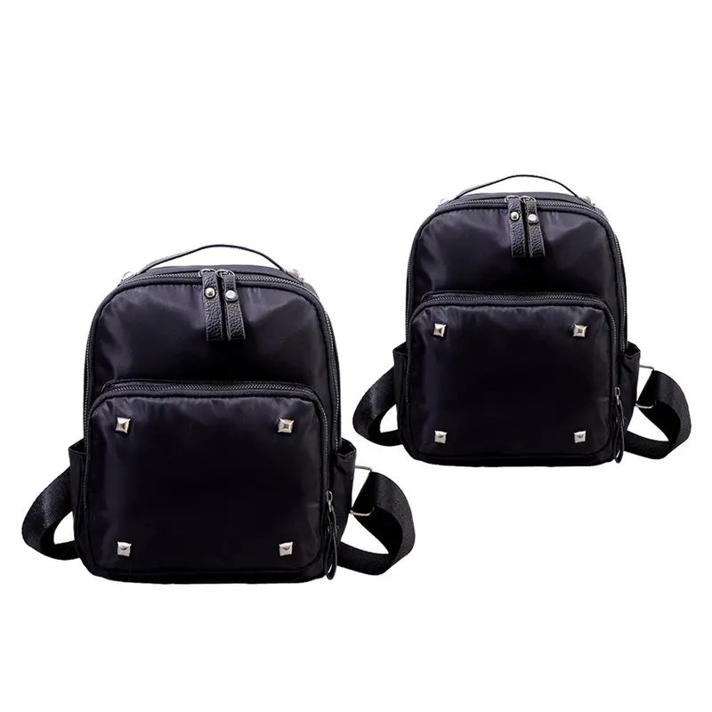 Women Backpack Girl School Nylon Leather Shoulder Bag Rucksack Bag 2