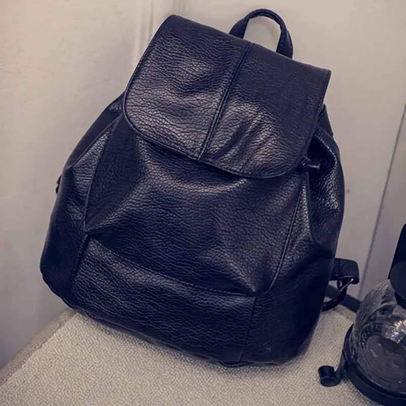 Women Backpack Leather School Backpacks For Girl Mochila Mujeres Travel Bag Backpack Satchel Bags Rucksack 1