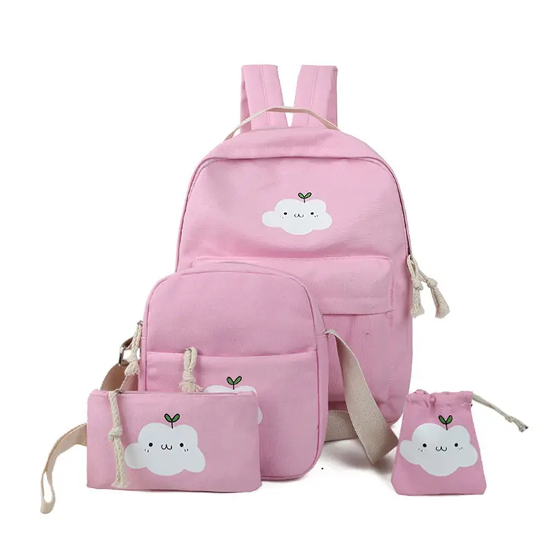 Women Backpack School Backpacks For Teenage Girl Mochila Mujeres Travel Bag Clouds Printing Backpack Satchel Sold 4