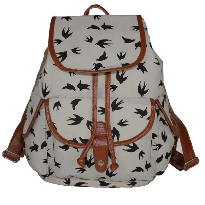 Women Backpacks Vintage Backpacks For Teenage Girls Students School Bags 2