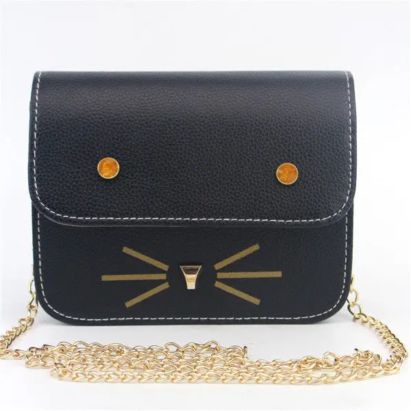 Women Bag Chain Leather Cat Hbag Messenger Shoulder Bags Bolsa Famoushbags Women Bags Designer Bag Ladies 1