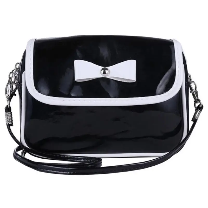 Women Bag Contracted Style Tourism Aslant Package Girl Mini Bow Leather Hbag Shoulder Messenger Tote Crossbody Bolsafeminina 1