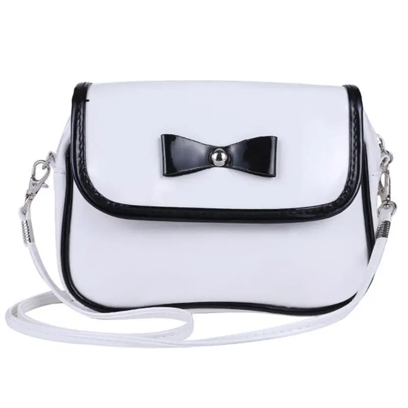 Women Bag Contracted Style Tourism Aslant Package Girl Mini Bow Leather Hbag Shoulder Messenger Tote Crossbody Bolsafeminina 7