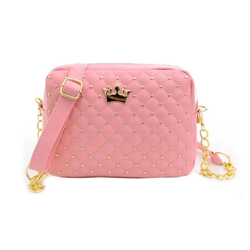 Women Bag Fashion Women Messenger Bag Rivet Chain Pu Leather Crossbody Shoulder Bag Ladies Tote Bag Bolsa Feminina 3 Color 3