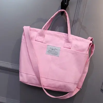 Women Bag Handbag Famous S Casual Simple Canvas Handbags Cross Body Shoulder Messenger Tote Bags Bolsos Mujer 2