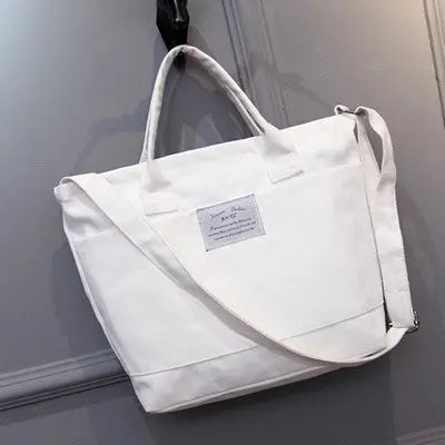Women Bag Handbag Famous S Casual Simple Canvas Handbags Cross Body Shoulder Messenger Tote Bags Bolsos Mujer 3