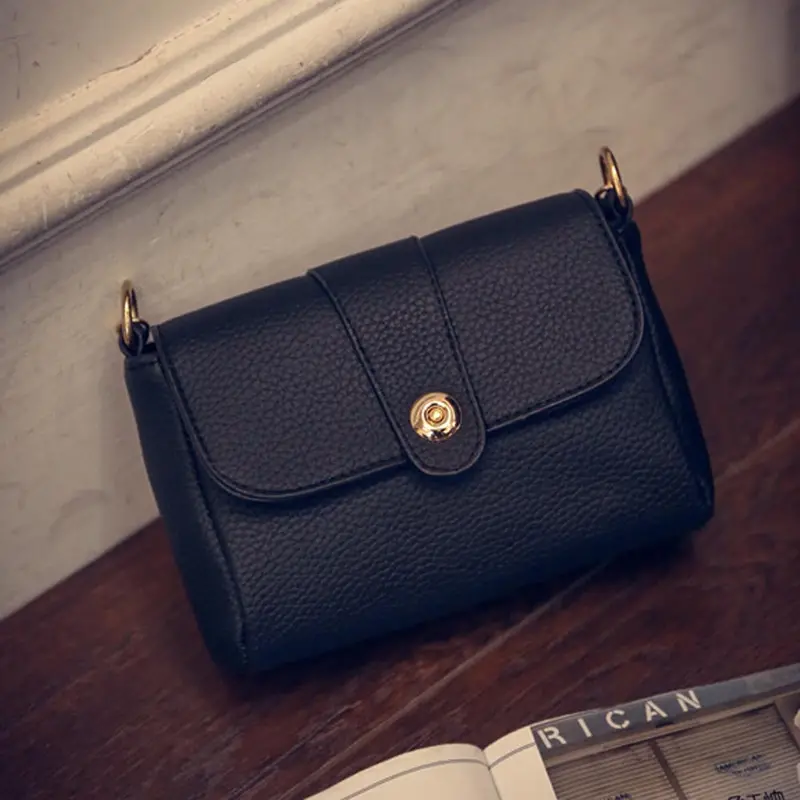 Women Bag Handbags Pu Leather Chain Bolsos Femenina Cross Body Single Shoulder Phone Coin Bag 1
