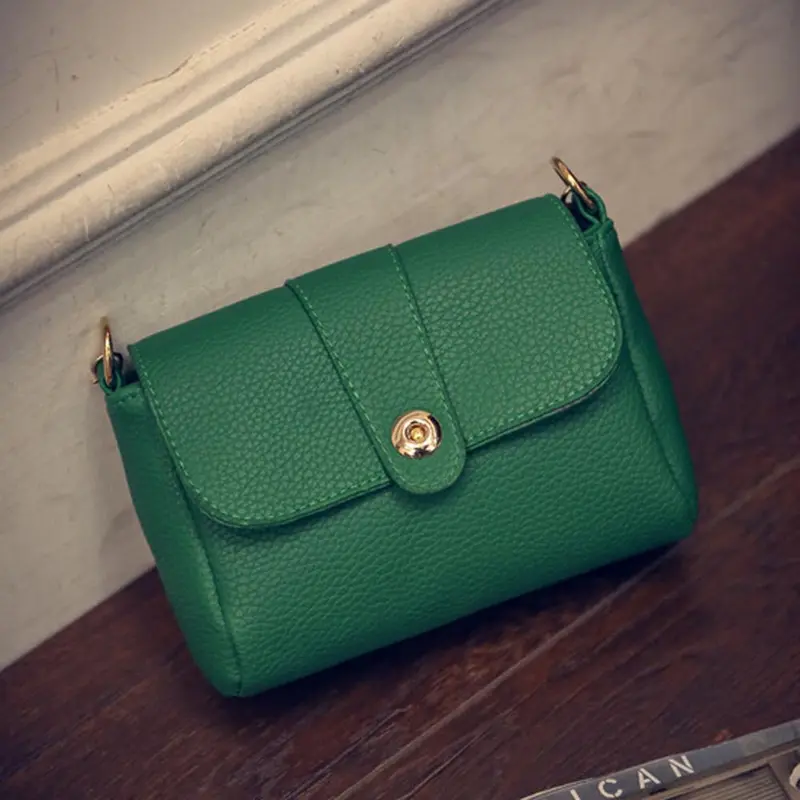 Women Bag Handbags Pu Leather Chain Bolsos Femenina Cross Body Single Shoulder Phone Coin Bag 2