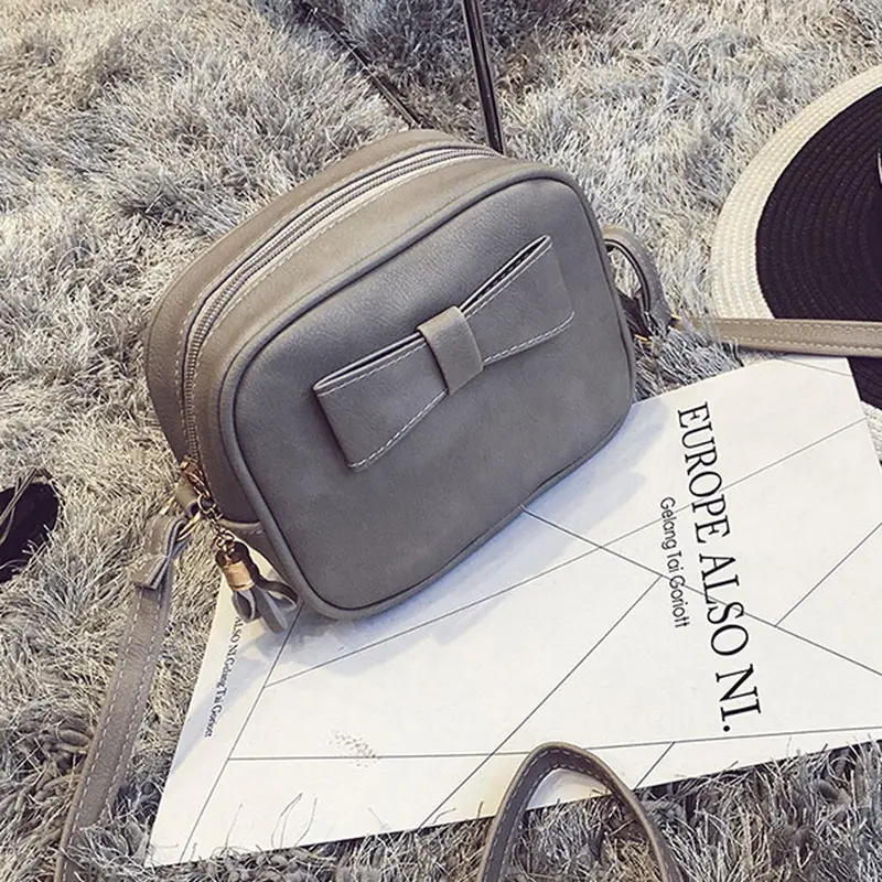 Women Bag Leather Bowknot Women Messenger Bags Hbag Crossbody Shoulder Bag Coin Clutch Women's Hbags Lady's Bolso 3