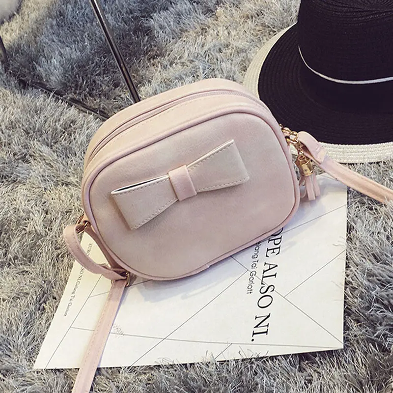 Women Bag Leather Bowknot Women Messenger Bags Hbag Crossbody Shoulder Bag Coin Clutch Women's Hbags Lady's Bolso 4