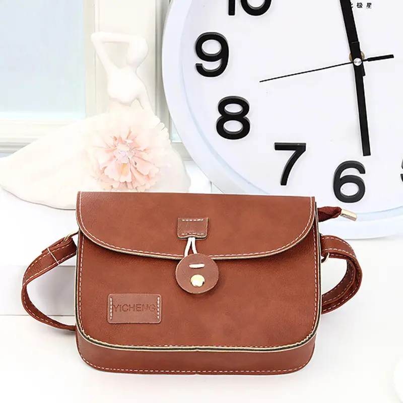Women Bag Leather Buckle Casual Hbag Crossbody Single Shoulder Bag Leather Women Messenger Bags Bolsos 2