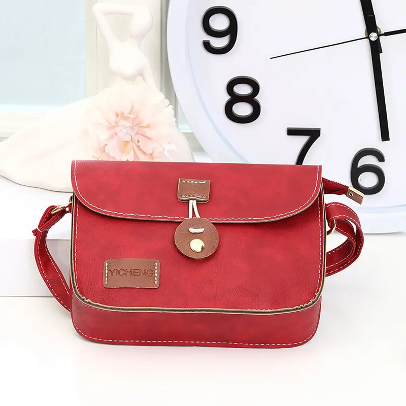 Women Bag Leather Buckle Casual Hbag Crossbody Single Shoulder Bag Leather Women Messenger Bags Bolsos 5