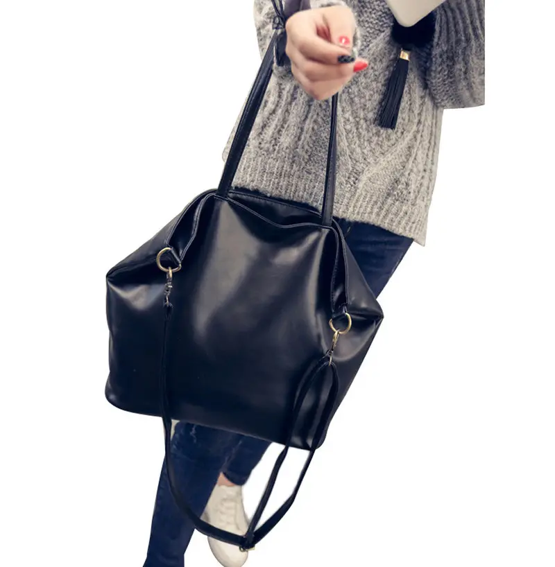 Women Bag Leather Hbag Crossbody Large Messenger Shoulder Bag Ladies Women's Hbags Tote Travel Bags Shopping Bag 1