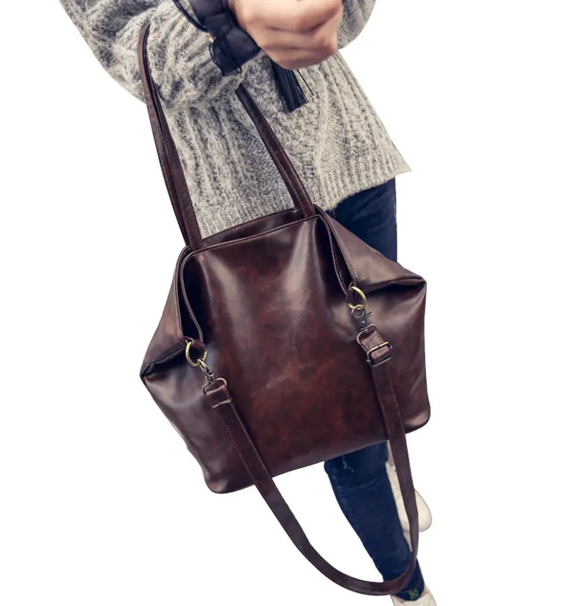 Women Bag Leather Hbag Crossbody Large Messenger Shoulder Bag Ladies Women's Hbags Tote Travel Bags Shopping Bag 2