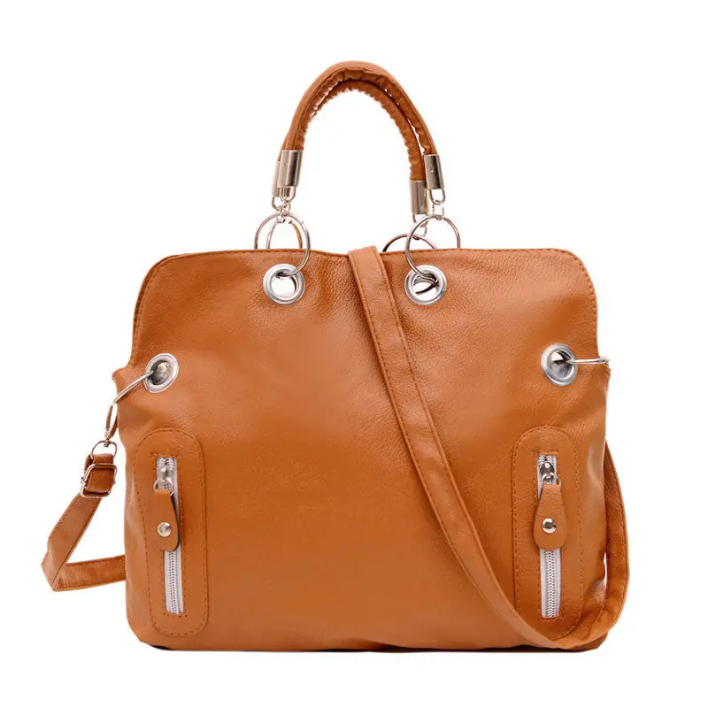 Women Bag Leather Satchel Cross Body Messenger Briefcase Hbag Bag Ladies Shoulder Crossbody Bolsa Feminina 2