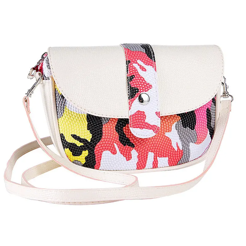 Women Bag Luxury Camouflage Color Edge Crossbody Messenger Bag Bolsa Feminina Satchel Hbags 5