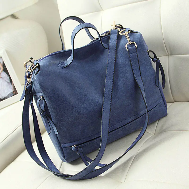 Women Bag Messenger Tote Bags Vintage Handbag Famous S Clutch Nubuck Leather Motorcycle Retro Shoulder Big Handbags 1
