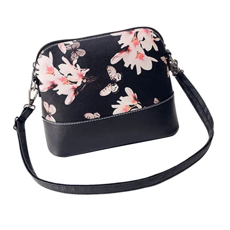 Women Bag Printing Shoulder Bag Pu Leather Purse Satchel Messenger Bag Clutch 1