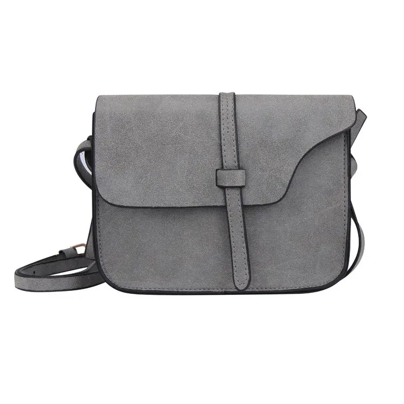 Women Bag Retro Scrub Shoulder Bag Faux Leather Satchel Crossbody Tote Handbag Bolsos Mujer Bolsa Feminina 1