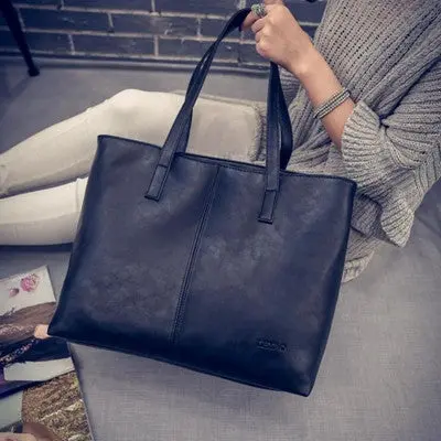 Women Bag Women Bags Designer Women Leather Handbag Shoulder Bags Gray /Black Large Capacity Luxury Handbags Tote 1