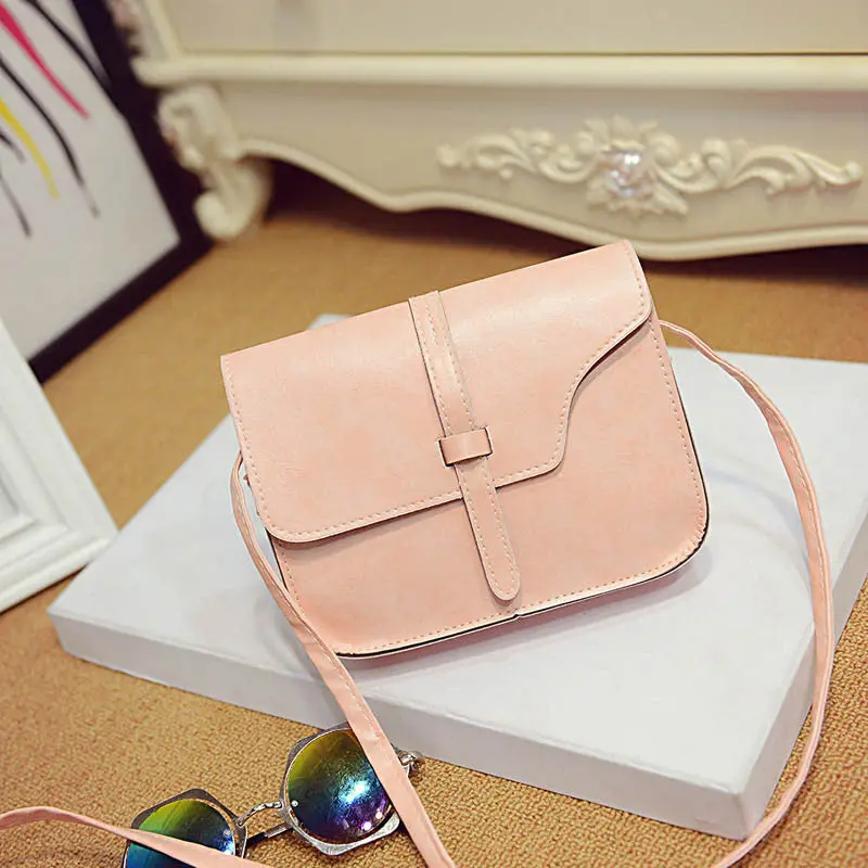 Women Bag Women Hangbag Shoulder Leather Satchel Tote Leather Bags Bolsa Feminina Crossbody Messenger Retro 1