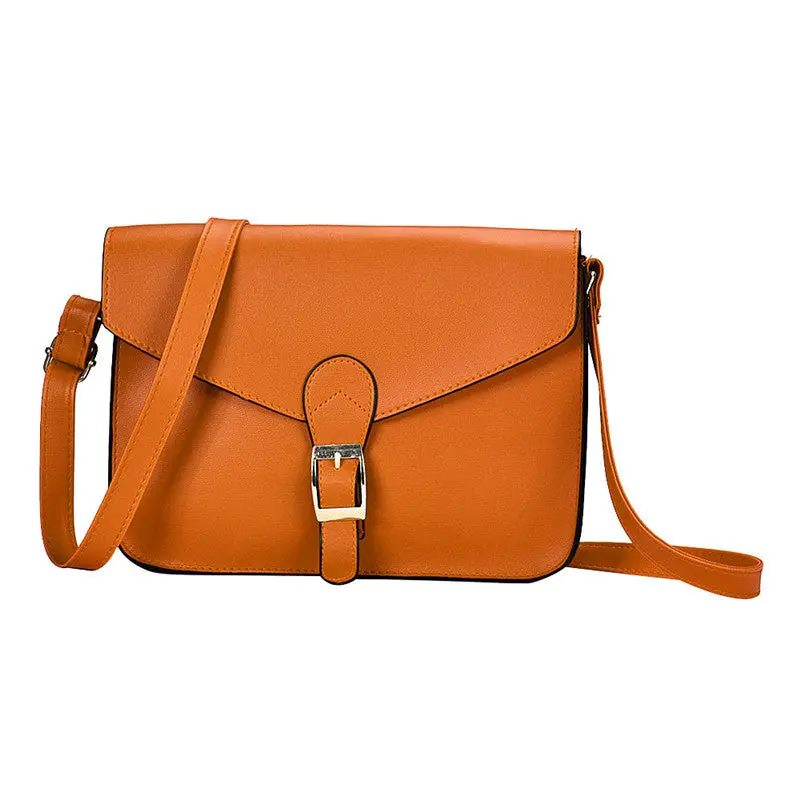 Women Bag Women Hangbag Shoulder Leather Satchel Tote Leather Bags Bolsa Feminina Crossbody Messenger Retro 13