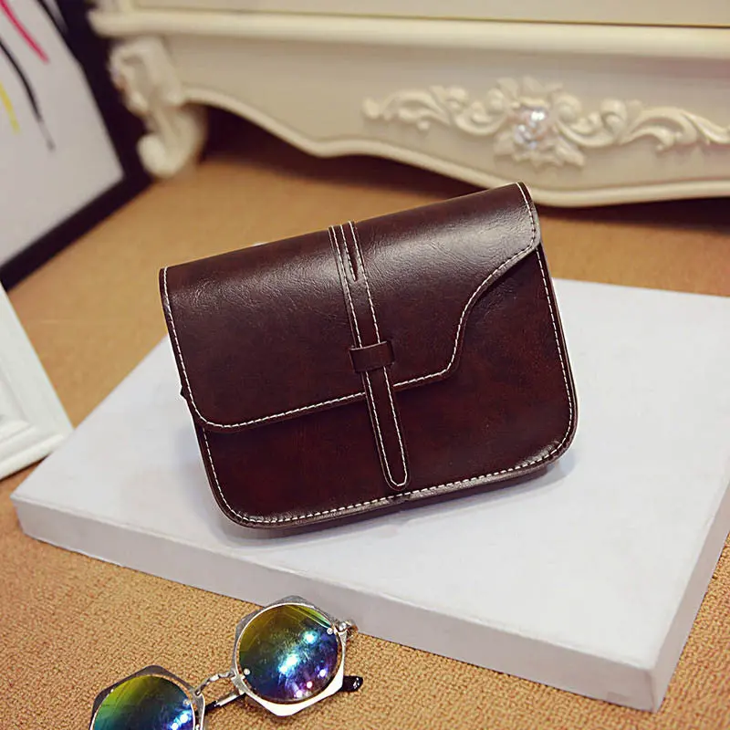 Women Bag Women Hangbag Shoulder Leather Satchel Tote Leather Bags Bolsa Feminina Crossbody Messenger Retro 2
