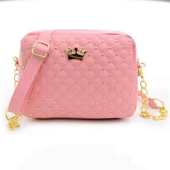Women Bag Women Messenger Bags Rivet Chain Shoulder Bag Pu Leather Zipper Crossbody Bags Bolsa Feminina 3