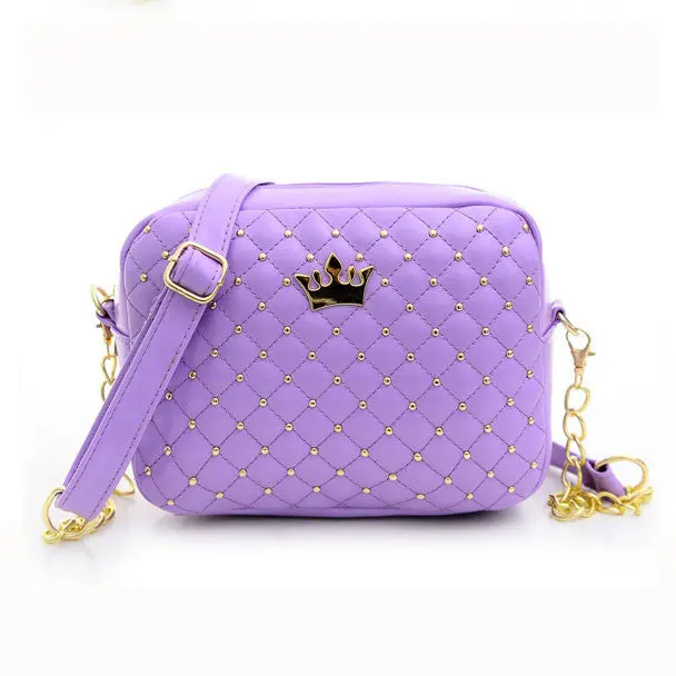 Women Bag Women Messenger Bags Rivet Chain Shoulder Bag Pu Leather Zipper Crossbody Bags Bolsa Feminina 5