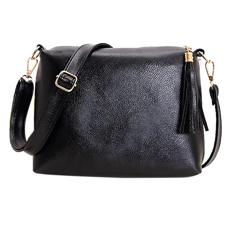 Women Bags Ladies Hbag Tassel Leather Bag Crossbody Shoulder Messenger Bolsa Feminina 2