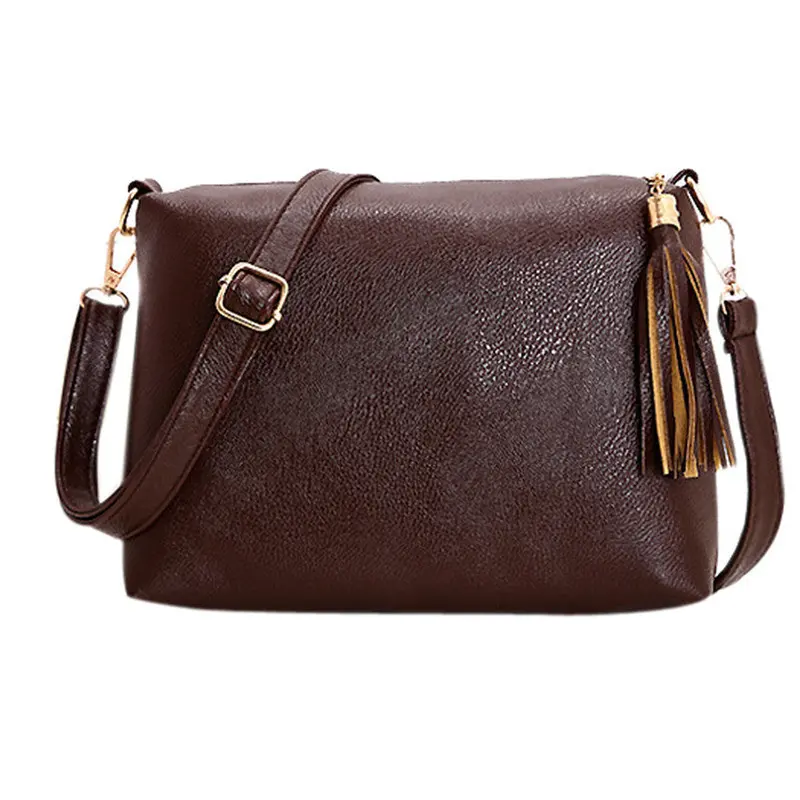 Women Bags Ladies Hbag Tassel Leather Bag Crossbody Shoulder Messenger Bolsa Feminina 3