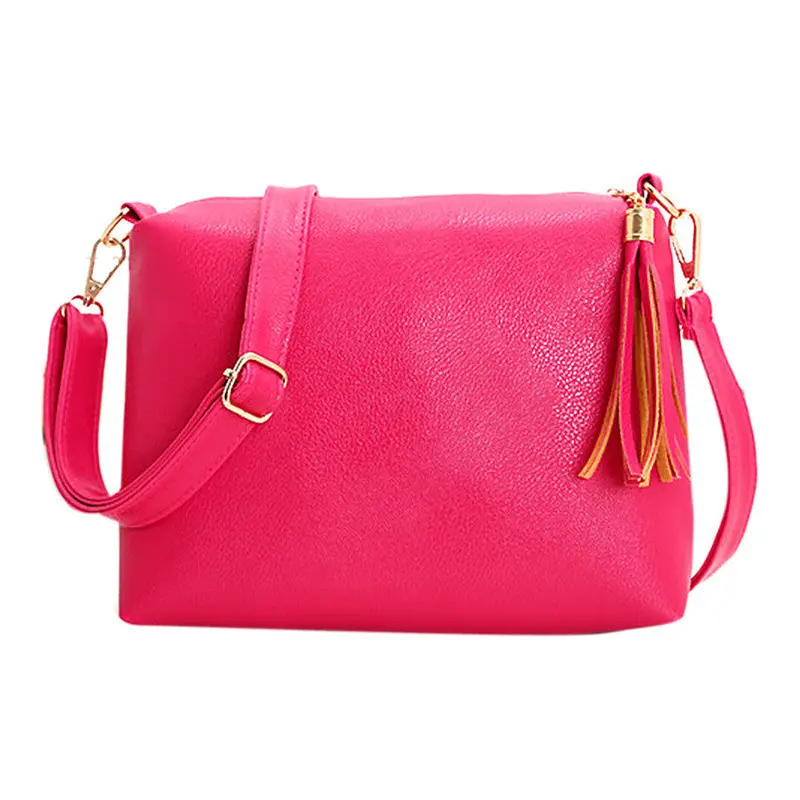 Women Bags Ladies Hbag Tassel Leather Bag Crossbody Shoulder Messenger Bolsa Feminina 5