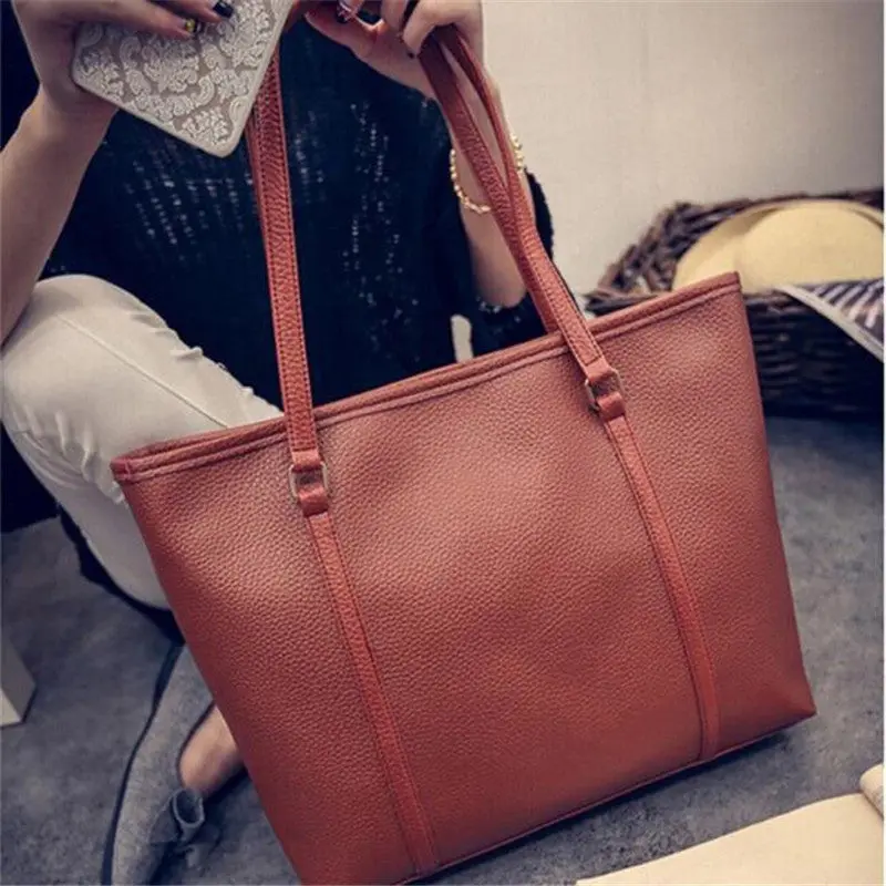 Women Bags Large Capacity Leather Hbag Tote Shoulder Multifunctional Travel Bolsa Feminina Bag 2
