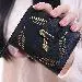 Women Bifold Wallet Leaf Pattern Pu Leather Clutch Card Holder Purse Handbag Bolsa Feminina 1
