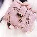 Women Bifold Wallet Leaf Pattern Pu Leather Clutch Card Holder Purse Handbag Bolsa Feminina 5