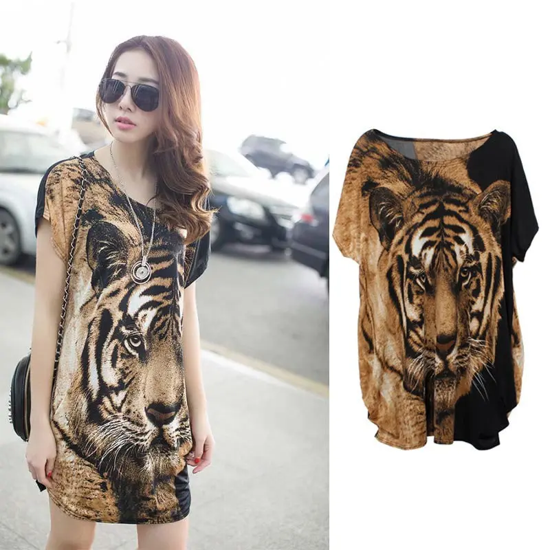 Women Big Yards Long Section Bat Sleeve Shirt Blouse 1