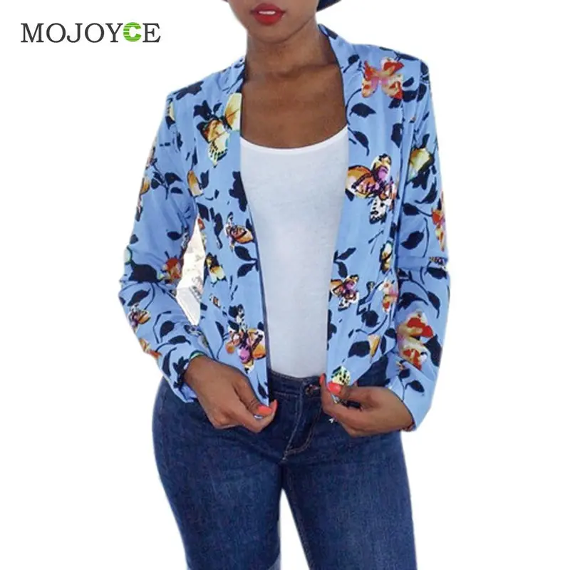 Women Blazers And Jackets Mini Printing Short Coat Suits Tops Slim Fit Blazer Feminino Jacket Women Jaqueta Feminina 3