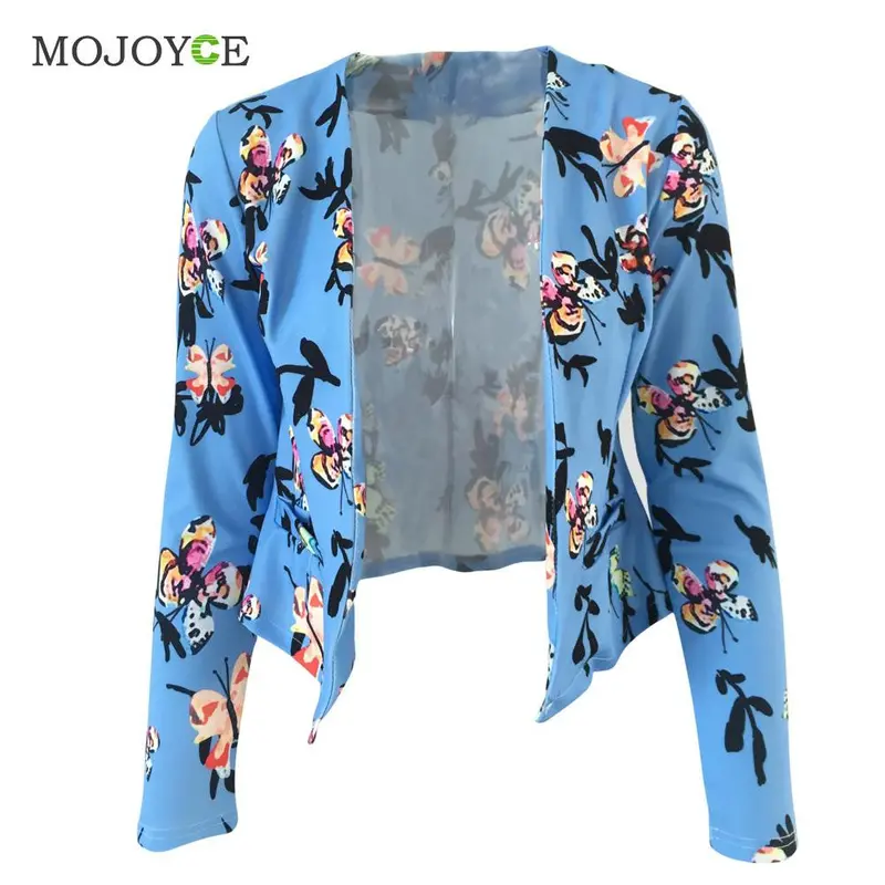 Women Blazers And Jackets Mini Printing Short Coat Suits Tops Slim Fit Blazer Feminino Jacket Women Jaqueta Feminina 5