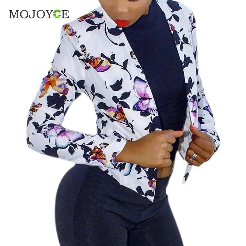 Women Blazers And Jackets Mini Printing Short Coat Suits Tops Slim Fit Blazer Feminino Jacket Women Jaqueta Feminina 7