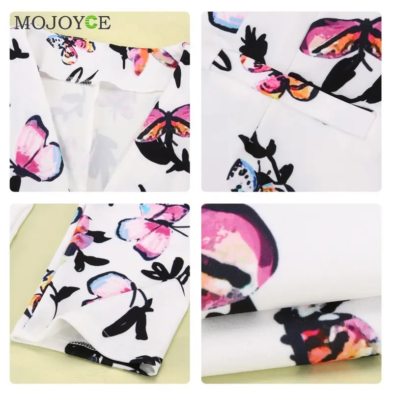 Women Blazers And Jackets Mini Printing Short Coat Suits Tops Slim Fit Blazer Feminino Jacket Women Jaqueta Feminina 8