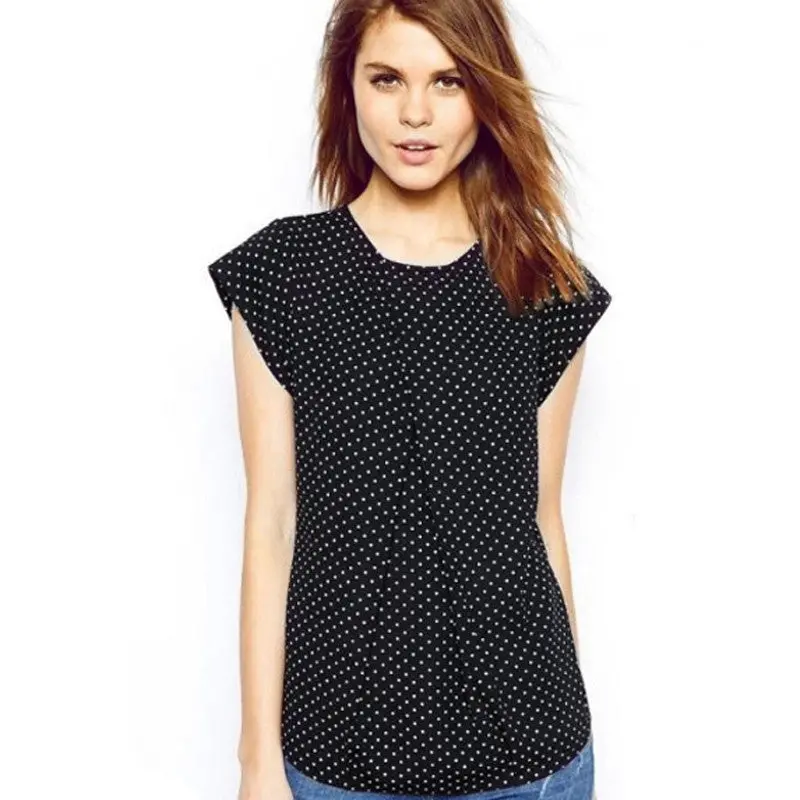 Women Blouse Lady Dressed Shirts Print Chiffon Dames Bloezen Vetement S 1